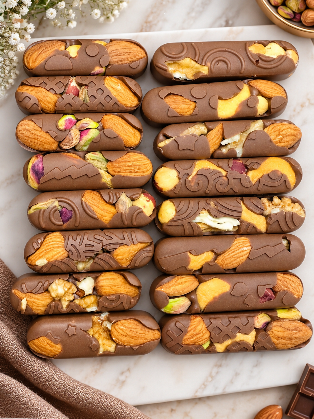 🍫 14- Bars Nutty Chocolate Gift Box
